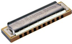 Chromatic harmonica Hohner 1896/20 Harmo Marine Band 10 TR C