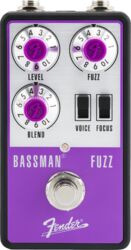 Overdrive, distortion, fuzz effect pedal for bass Fender Bassman Fuzz