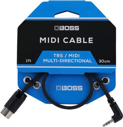 Cable Boss BMIDI-1-35 DIN/TRS MIDI Cable (30cm)
