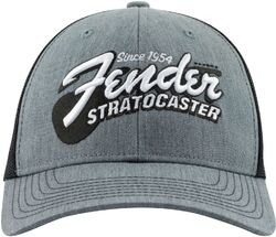 T-shirt Fender STRAT GUITAR HAT, HTR GREY - Unique size