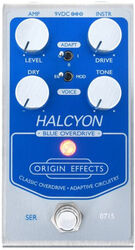 Overdrive, distortion & fuzz effect pedal Origin effects Halcyon Blue Overdrive