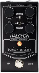 Overdrive, distortion & fuzz effect pedal Origin effects HALCYON GREEN Black Edition OVERDRIVE