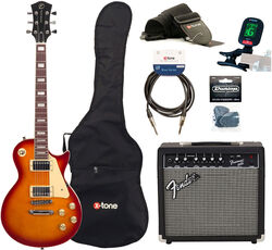 Electric guitar set Eastone LP100 +Fender Frontman 20G +Accessories - Cherry sunburst