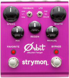 Modulation, chorus, flanger, phaser & tremolo effect pedal Strymon Orbit dBucket Flanger