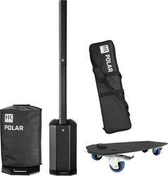 Complete pa system Hk audio POLAR 12 + Wboard+ Housses