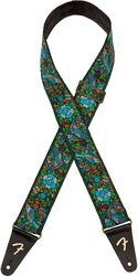 Guitar strap Fender MOSAIC JACQUARD STRAP GRN