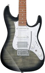 Str shape electric guitar Ibanez AZ22S1 Standard - Transparent black sunburst