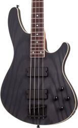 Solid body electric bass Schecter C-4 Standard - Charcoal satin