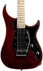 Str shape electric guitar Vigier Excalibur Custom HSH (MN) - Ruby