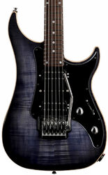 Str shape electric guitar Vigier Excalibur Custom HSH (RW) - Deep deep blue