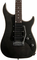 Str shape electric guitar Vigier Excalibur Special (RW) - Black diamond matte