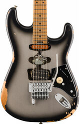 Str shape electric guitar Evh Frankenstein Relic (MEX, MN) - Silverburst