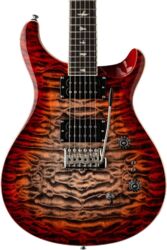 Double cut electric guitar Prs SE Custom 24-08 Quilt - Charcoal cherry burst