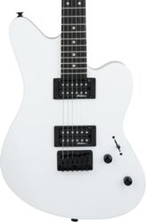 Retro rock electric guitar Jackson Surfcaster JS22 HT - Snow white