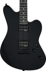 Retro rock electric guitar Jackson Surfcaster JS22 HT - Gloss black