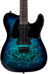 Tel shape electric guitar Ltd TE-200DX - Blue burst