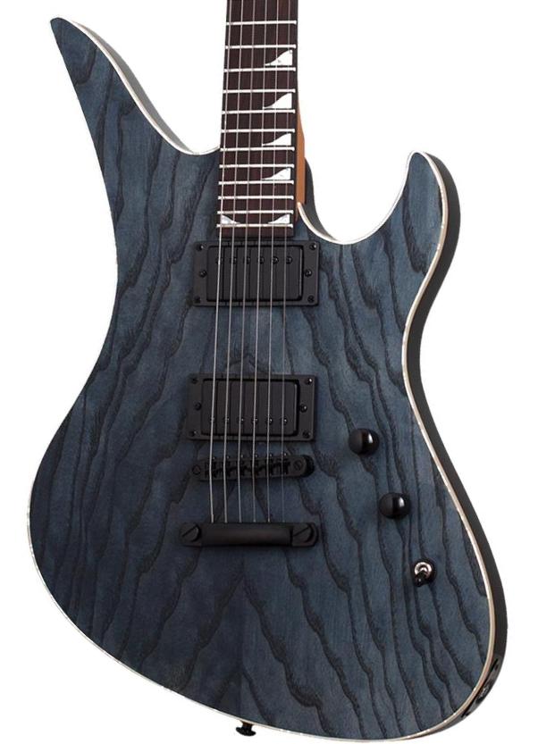 Metal electric guitar Schecter Avenger Standard - Charcoal satin