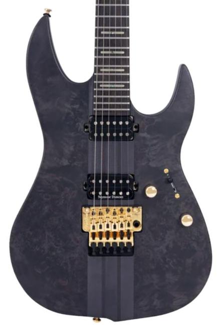Str shape electric guitar Sire Larry Carlton X10 - Transparent black satin