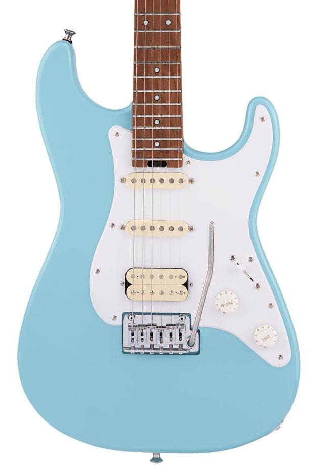Signature electric guitar Jackson MJ Misha Mansoor So-Cal 2PT (Japan) - Daphne blue