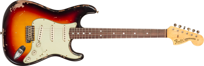 Fender Custom Shop Michael Landau Signature 1968 Stratocaster #R137799 - Relic bleached 3-color sunburst