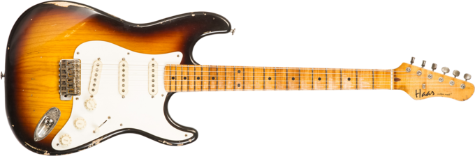 Haar guitars Trad S #42273 - Aged 2-tone tobacco