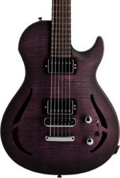 Semi-hollow electric guitar Vigier G.V. Wood Hollow - Purple fade